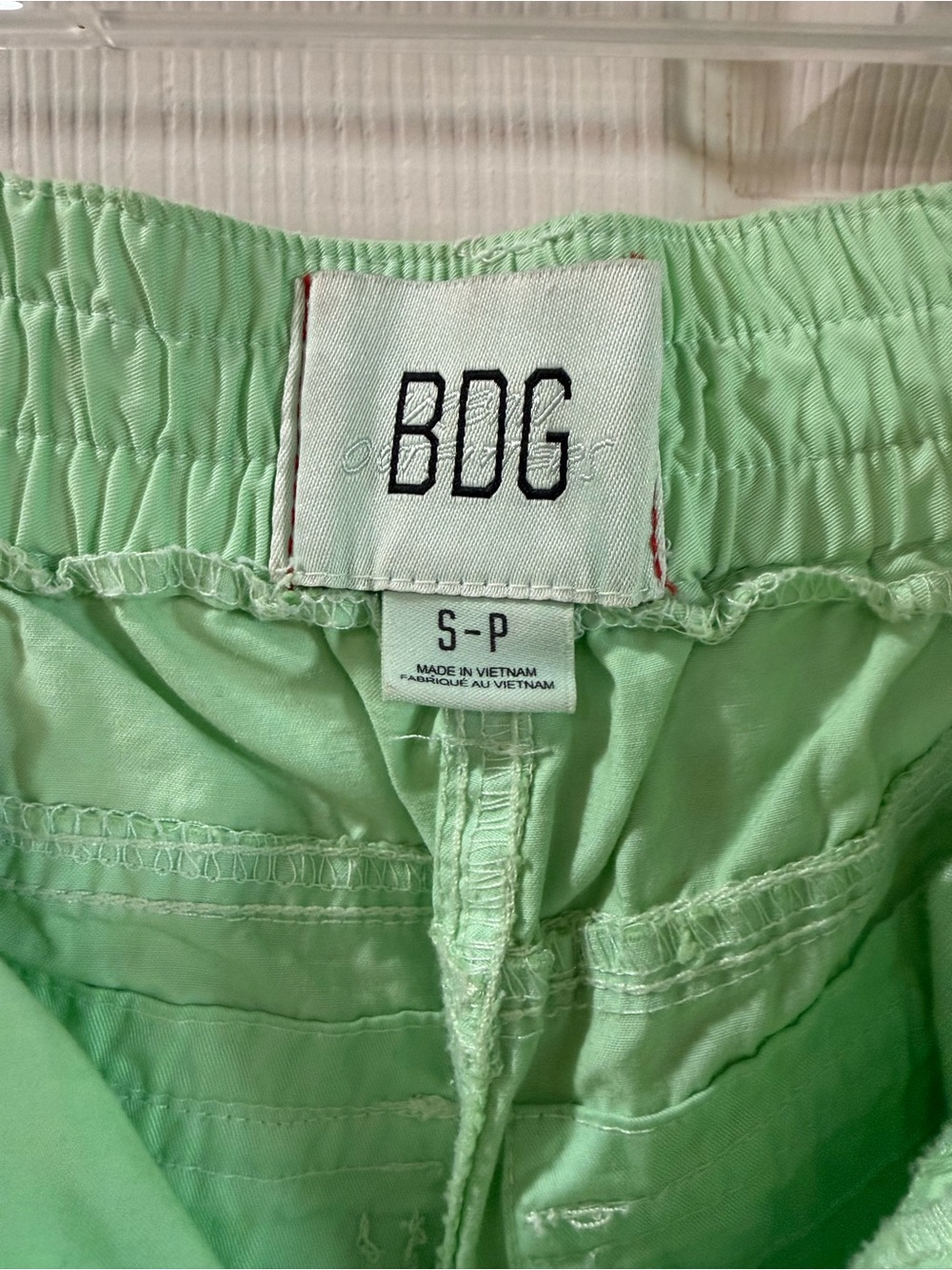 UO BDG Y2K Light Green Cargo Wide-Leg Pants - Picture 4 of 5